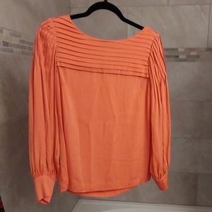Coral blouse